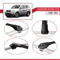 Ssangyong Rexton (Y250) 2006-2012 Arası ile Uyumlu ACE-1 Ara Atkı Tavan Barı Siyah 2 Adet