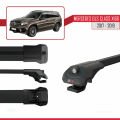 Mercedes GLS Class X166 2017-2019 Arası ile Uyumlu ACE-1 Ara Atkı Tavan Barı Siyah 3 Adet
