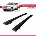 Mercedes GL Class 2 (X166) 2013-2015 Arası ile Uyumlu HOOK Model Ara Atkı Tavan Barı Siyah 2 Adet