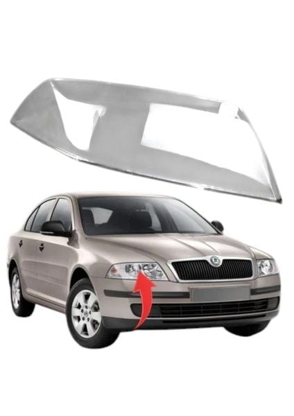 Skoda Octavia 2 2004-2008 Sağ Far Camı - Yedek Parça