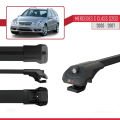 Mercedes C Class 2 (S203) 2000-2007 Arası ile Uyumlu ACE-1 Ara Atkı Tavan Barı Siyah 3 Adet