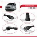 Mercedes Citan (W415) 2012-2021 Arası ile Uyumlu ACE-1 Ara Atkı Tavan Barı Siyah 2 Adet