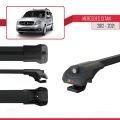 Mercedes Citan (W415) 2012-2021 Arası ile Uyumlu ACE-1 Ara Atkı Tavan Barı Siyah 2 Adet