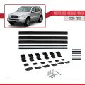 Mercedes M Class (W163) 1998-2005 Arası ile Uyumlu BASIC Model Ara Atkı Tavan Barı Siyah 3 Adet
