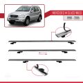 Mercedes M Class (W163) 1998-2005 Arası ile Uyumlu BASIC Model Ara Atkı Tavan Barı Gri 3 Adet