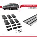 Nissan Primera 3 (W12) Traveller 2002-2007 Arası ile Uyumlu FLY Model Ara Atkı Tavan Barı Gri 3 Adet