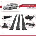 Nissan Primera 2 (W11) Traveller 1998-2001 Arası ile Uyumlu FLY Model Ara Atkı Tavan Barı Siyah 3 Adet