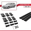 Nissan Primera 2 (W11) Traveller 1998-2001 Arası ile Uyumlu FLY Model Ara Atkı Tavan Barı Siyah 3 Adet