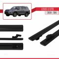 Lexus LX 570 2008-2015 Arası ile Uyumlu BASIC Model Ara Atkı Tavan Barı Siyah 2 Adet