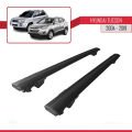 Hyundai Tucson (JM) 2004-2019 Arası ile Uyumlu HOOK Model Ara Atkı Tavan Barı Siyah 2 Adet