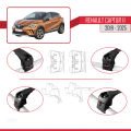 Renault Captur 2 2019 ve Sonrası ile Uyumlu ACE-2 Ara Atkı Tavan Barı Siyah 2 Adet
