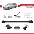 Nissan Primera 2 (W11) Traveller 1998-2001 Arası ile Uyumlu FLY Model Ara Atkı Tavan Barı Gri 3 Adet