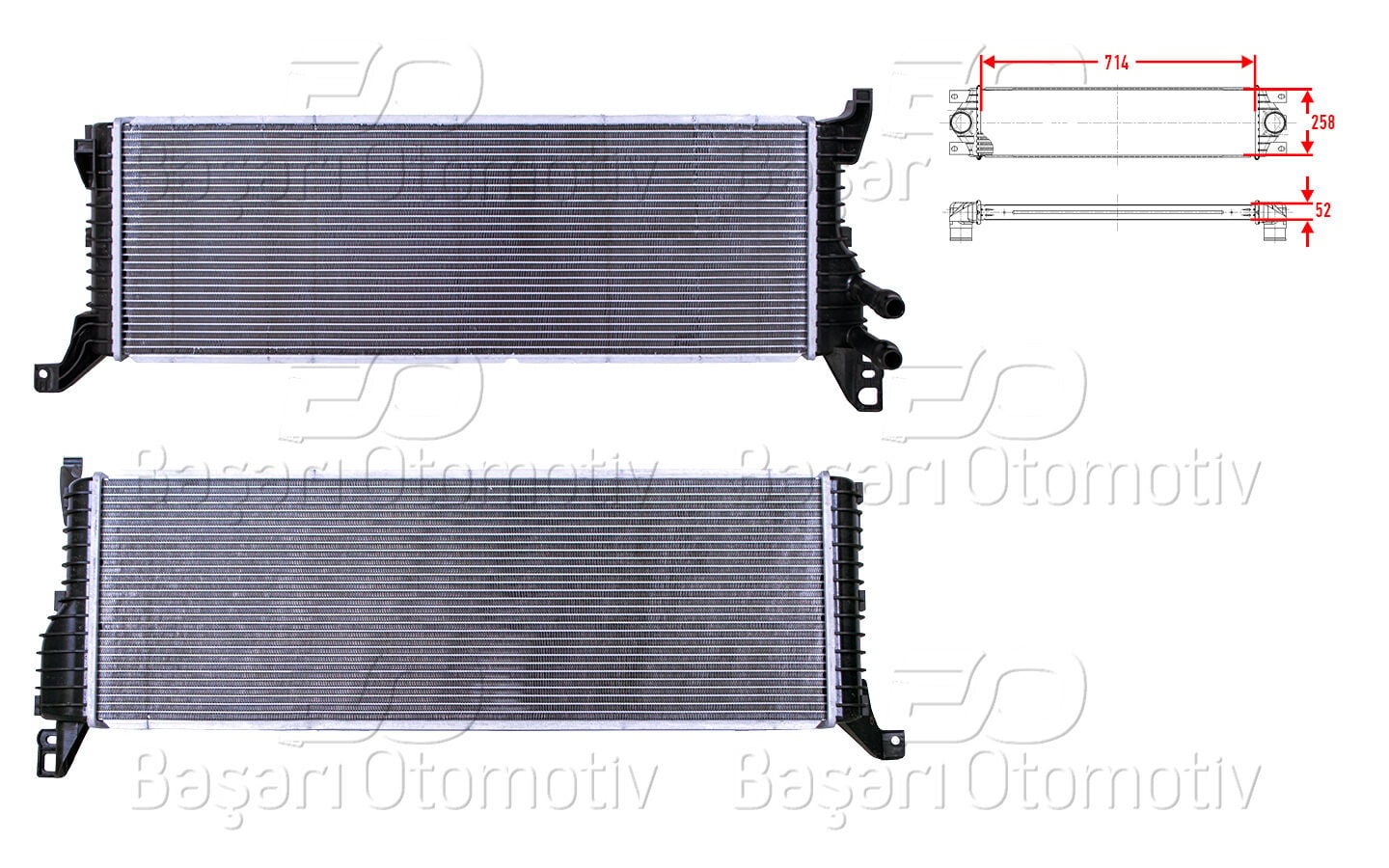 Volkswagen T6 Multivan 2.0 TDI 2015> Turbo Radyatörü (Intercooler)