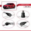 Citroen C4 Cactus 2014-2021 Arası ile Uyumlu ACE-1 Ara Atkı Tavan Barı Gri 2 Adet