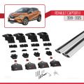 Renault Captur 2 2019 ve Sonrası ile Uyumlu ACE-2 Ara Atkı Tavan Barı Gri 2 Adet