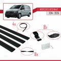 Mercedes Vito 3 (W447) 2014 ve Sonrası ile Uyumlu BASIC Model Ara Atkı Tavan Barı Siyah 4 Adet