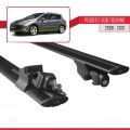 Peugeot 308 (T7) SW 2008-2013 Arası ile Uyumlu HOOK Model Ara Atkı Tavan Barı Siyah 2 Adet