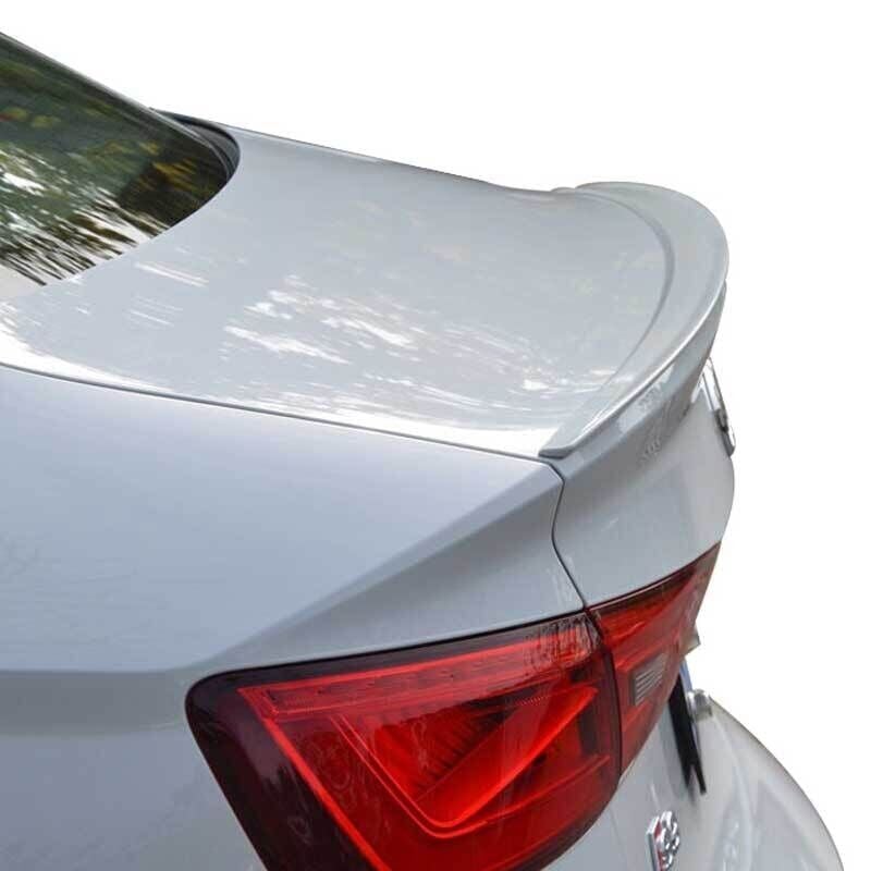 Audi A3 Sedan Uyumlu Yedek Parça  Düz Spoiler Boyasız Fiber
