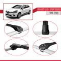 Renault Clio 4 ST 2013-2020 Arası ile Uyumlu ACE-1 Ara Atkı Tavan Barı Siyah 2 Adet
