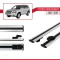 Toyota Highlander 2001-2007 Arası ile Uyumlu BASIC Model Ara Atkı Tavan Barı Gri 2 Adet