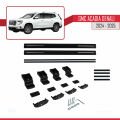 GMC Acadia Denali 2024-2025 Arası ile Uyumlu BASIC Model Ara Atkı Tavan Barı Siyah 2 Adet