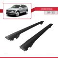 Skoda Kodiaq 2017-2023 Arası ile Uyumlu HOOK Model Ara Atkı Tavan Barı Siyah 2 Adet