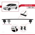 Toyota Verso (AR20) 2009-2018 Arası ile Uyumlu ACE-4 Ara Atkı Tavan Barı Siyah 2 Adet