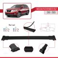 Nissan Pathfinder 4 (R52) 2013-2020 Arası ile Uyumlu FLY Model Ara Atkı Tavan Barı Siyah 3 Adet