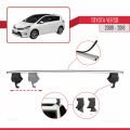 Toyota Verso (AR20) 2009-2018 Arası ile Uyumlu ACE-4 Ara Atkı Tavan Barı Gri 2 Adet