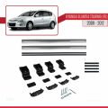 Hyundai Elantra Touring (FD) 2009-2012 Arası ile Uyumlu BASIC Model Ara Atkı Tavan Barı Gri 2 Adet