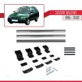 Suzuki Baleno 1995-2002 Arası ile Uyumlu BASIC Model Ara Atkı Tavan Barı Gri 2 Adet
