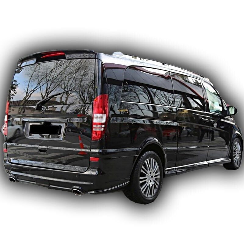 Mercedes Viano 2010 - 2014 Uyumlu Yedek Parça Arka Tampon Eki Boyasız