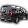 Mercedes Viano 2010 - 2014 Uyumlu Yedek Parça Arka Tampon Eki Boyasız
