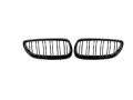 Bmw 3 Serisi E92 2006-2009 Uyumlu M3 Görünüm Panjur ( Çift Çizgi Böbrek ) Pıano Black