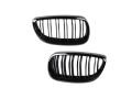 Bmw 3 Serisi E92 2006-2009 Uyumlu M3 Görünüm Panjur ( Çift Çizgi Böbrek ) Pıano Black