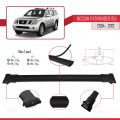 Nissan Pathfinder 3 (R51) 2004-2012 Arası ile Uyumlu FLY Model Ara Atkı Tavan Barı Siyah 3 Adet