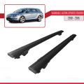 Vauxhall Astra J (P09) ST 2010-2015 Arası ile Uyumlu HOOK Model Ara Atkı Tavan Barı Siyah 2 Adet