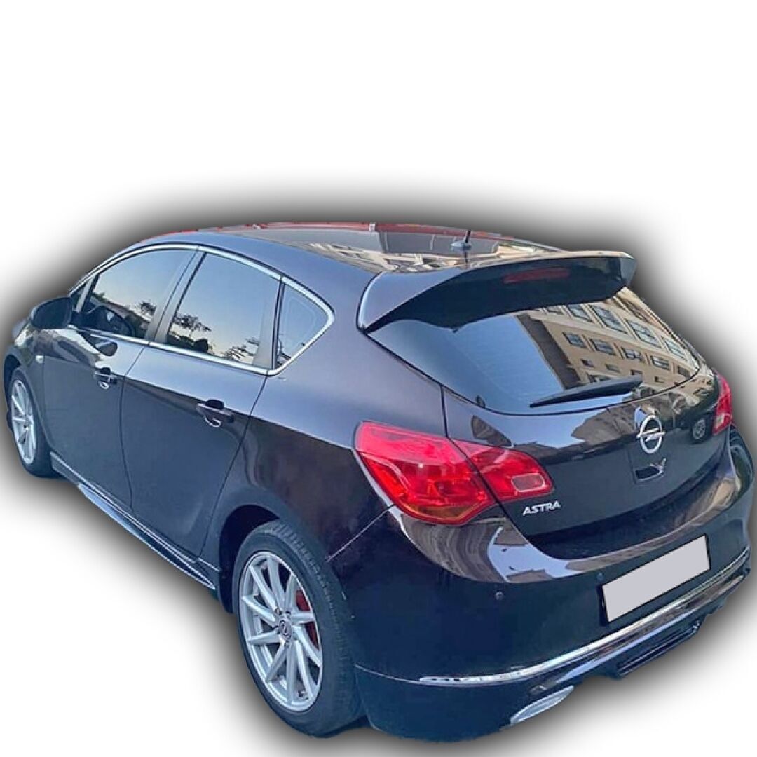 Opel Astra J Uyumlu Yedek Parça Spoiler - Piano Black