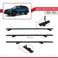 Subaru Outback Wilderness 2022-2024 Arası ile Uyumlu BASIC Model Ara Atkı Tavan Barı Siyah 2 Adet