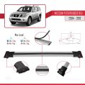 Nissan Pathfinder 3 (R51) 2004-2012 Arası ile Uyumlu FLY Model Ara Atkı Tavan Barı Gri 3 Adet