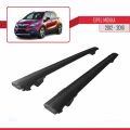 Opel Mokka A (J13) 2012-2016 Arası ile Uyumlu HOOK Model Ara Atkı Tavan Barı Siyah 2 Adet