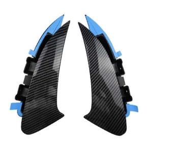 Mercedes W118 Cla 2019+ Uyumlu Yedek Parça Arka Tampon Bıçakları - 2 Parça - Karbon