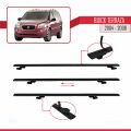 Buick Terraza CXL 2004-2008 Arası ile Uyumlu BASIC Model Ara Atkı Tavan Barı Siyah 2 Adet