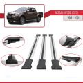 Nissan NP300 (D23) 2015-2021 Arası ile Uyumlu FLY Model Ara Atkı Tavan Barı Gri 3 Adet