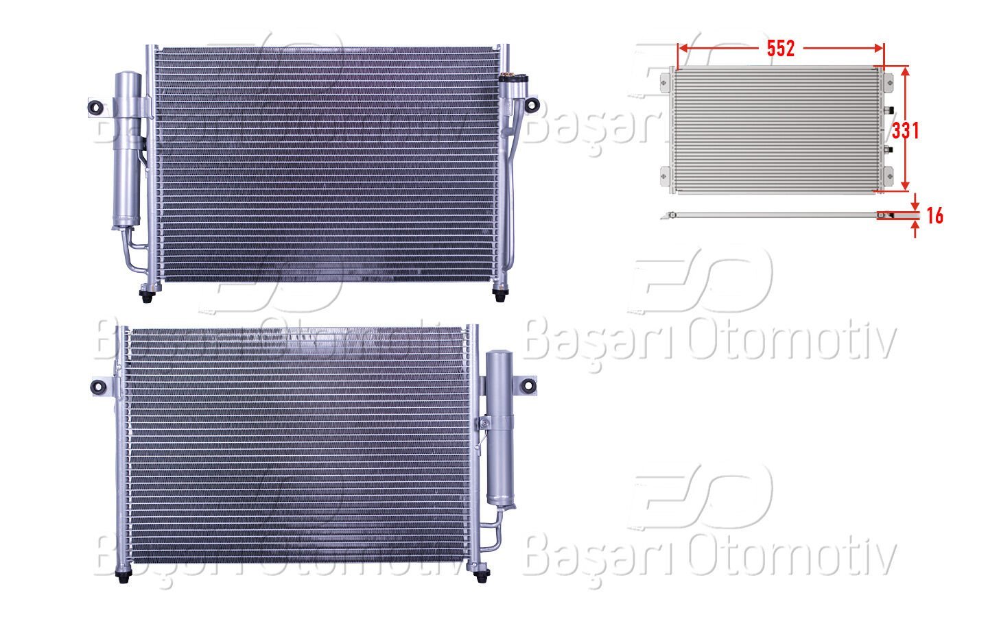 Hyundai Getz 2002 ve Sonrası Uyumlu Klima Radyatörü