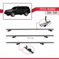 Toyota 4Runner 2003-2009 Arası ile Uyumlu BASIC Model Ara Atkı Tavan Barı Gri 2 Adet