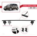 Toyota Verso S (XP120) 2011-2017 Arası ile Uyumlu ACE-4 Ara Atkı Tavan Barı Siyah 2 Adet
