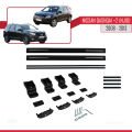 Nissan Qashqai +2 (NJ10) 2008-2013 Arası ile Uyumlu BASIC Model Ara Atkı Tavan Barı Siyah 2 Adet