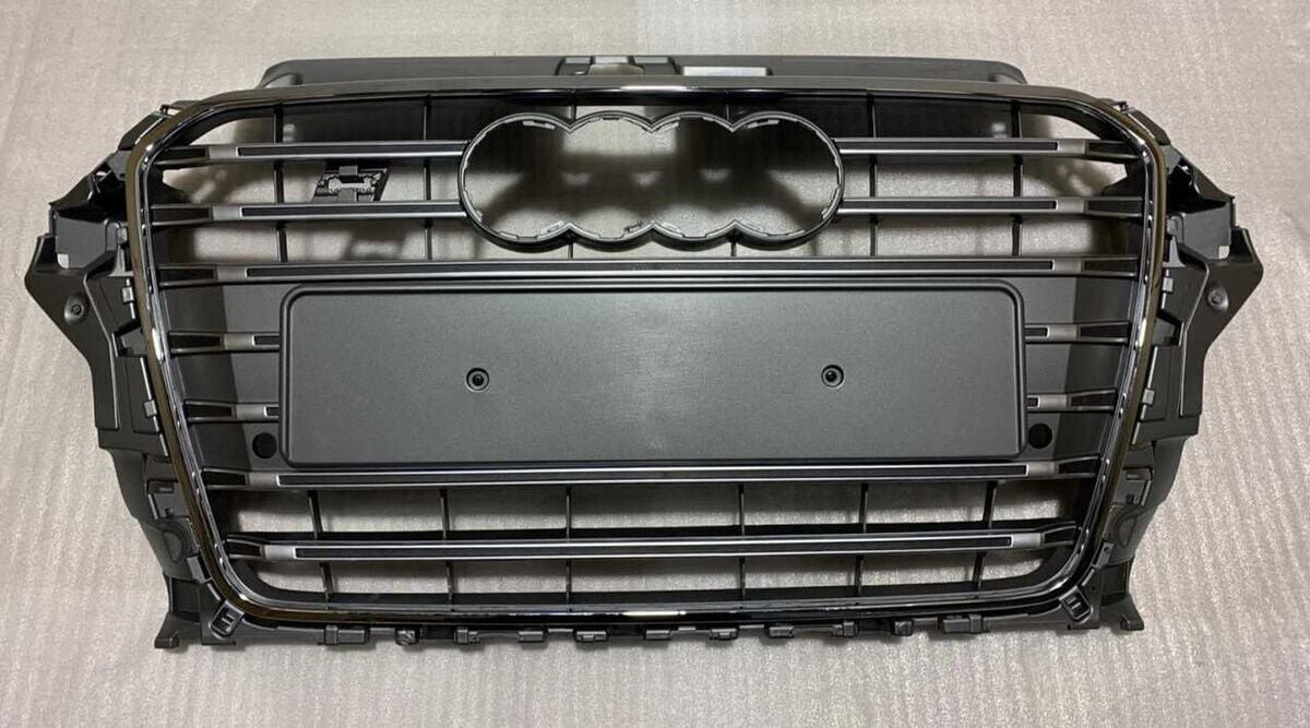 Audi A3 S3 2013-2016 Uyumlu Yedek Parça Panjur Gri