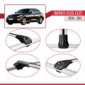 Infiniti EX35 EX37 2008-2013 Arası ile Uyumlu ACE-1 Ara Atkı Tavan Barı Gri 3 Adet